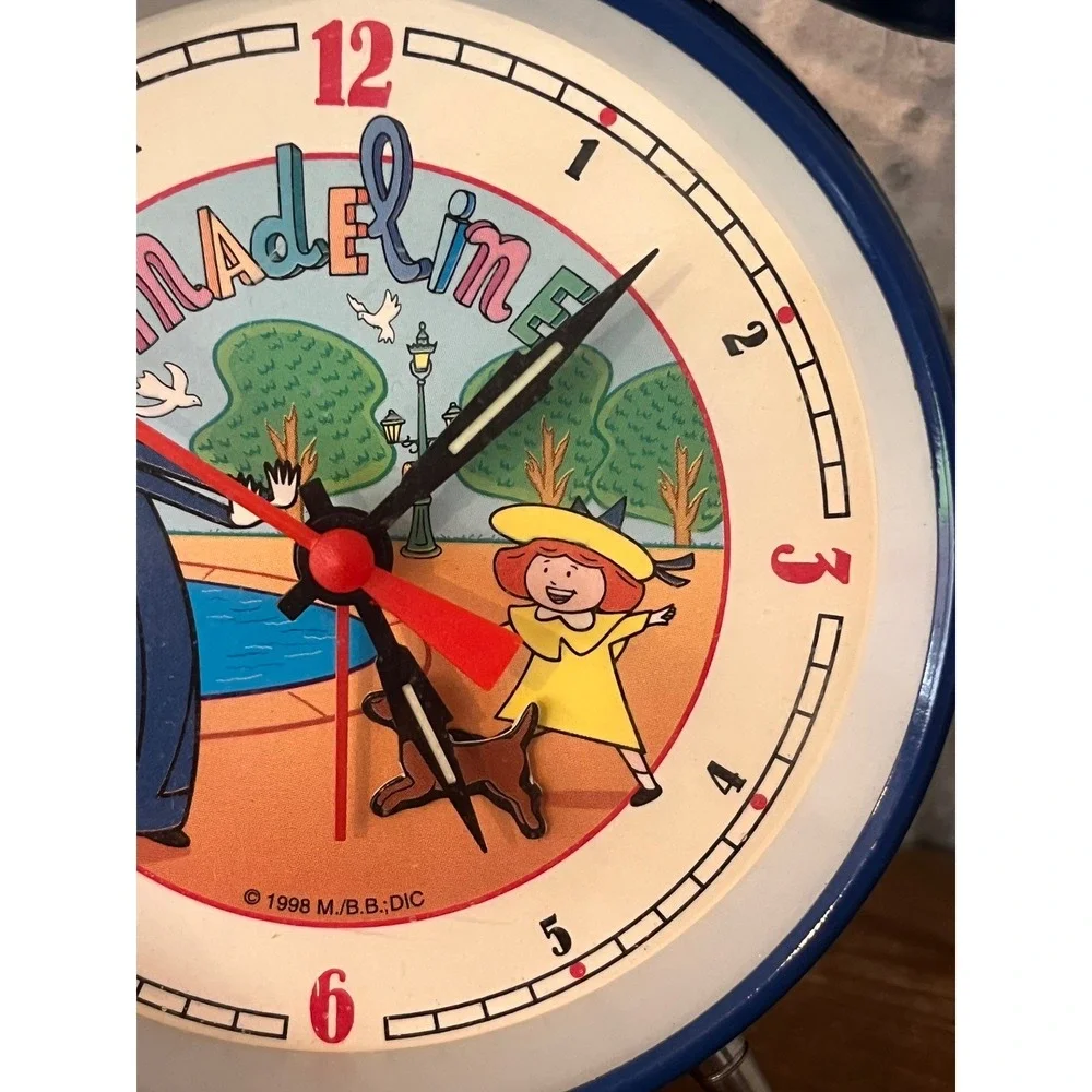 Vintage 1998 Schylling Madeline mechanical alarm clock‎
